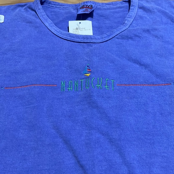 NWT Vintage Single Stitch Nantucket T-shirt - Picture 2 of 5